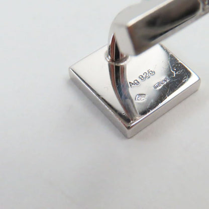 Louis Vuitton Bouton De Manchettes Ag925 Damier Cufflinks Button