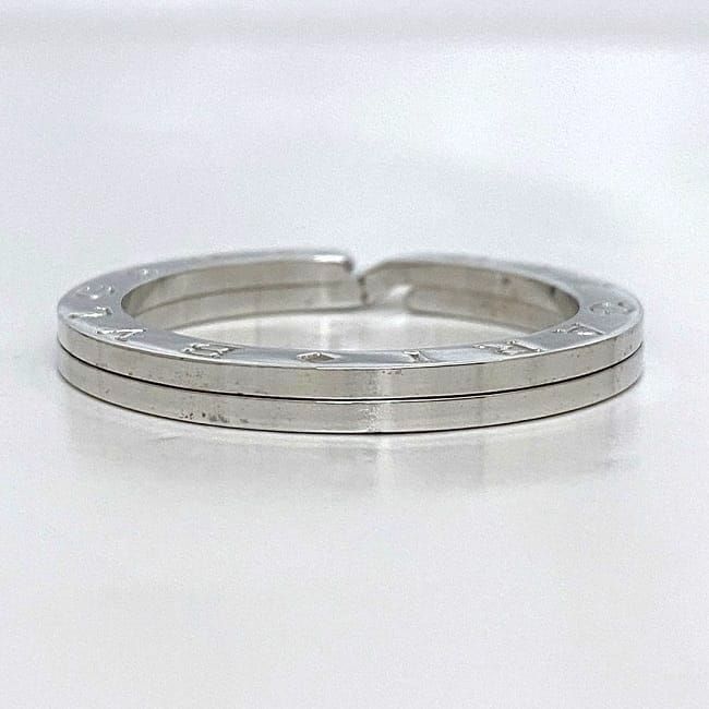 Bulgari Key Ring Silver Logomania Polished Ag 925