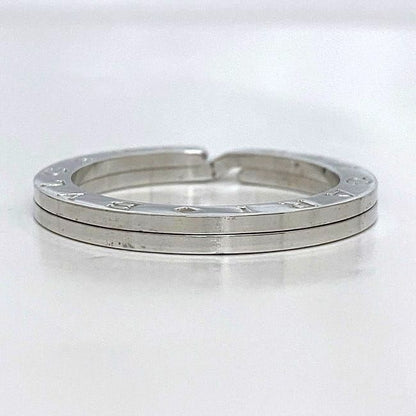 Bulgari Key Ring Silver Logomania Polished Ag 925