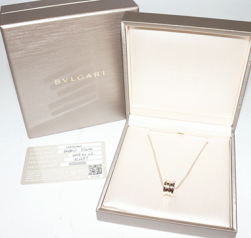 Bulgari Pendant Necklace Bzero1 18K Yellow Gold 18K White Gold 18K Pink Gold