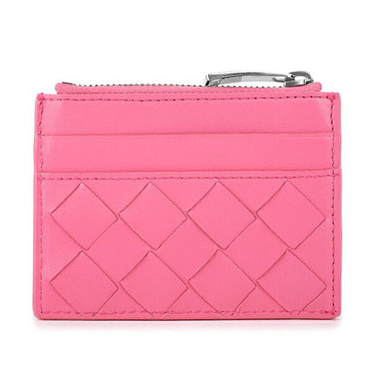 Bottega Veneta Card Case Pink