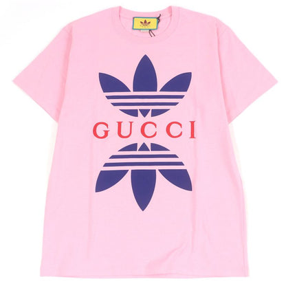 Gucci×adidas Gucci×adidas 2021 548334 100% Cotton Trefoil Logo Print Short