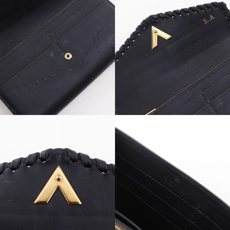 Louis Vuitton Portefeuille Very Monogram M62059 Leather Noir Black Mi3198