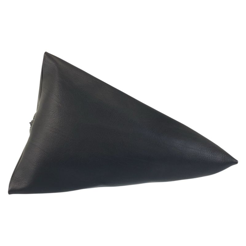 Bottega Veneta Bottega Veneta Triangle Black Leather S02133430p Clutch Bag