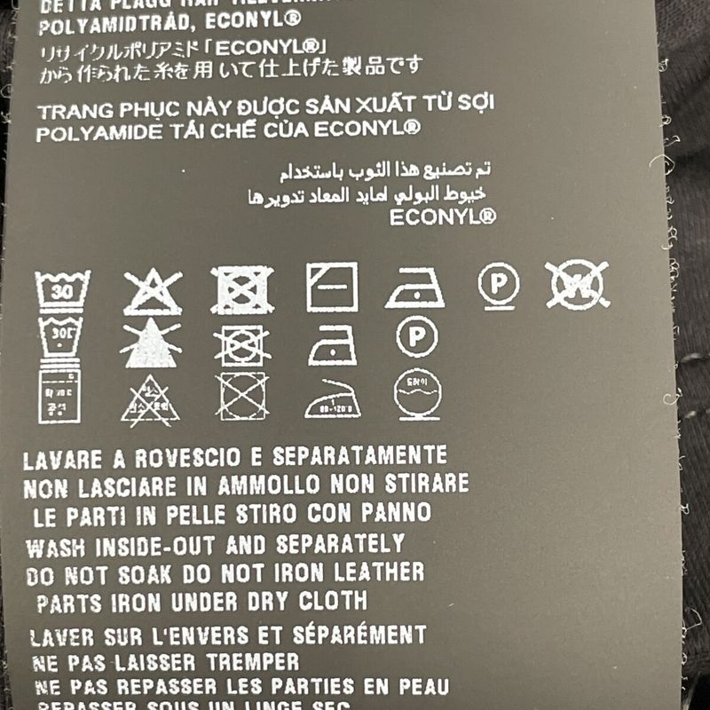 Prada 24 Ujn661 Black Re-nylon Jersey T-shirt M