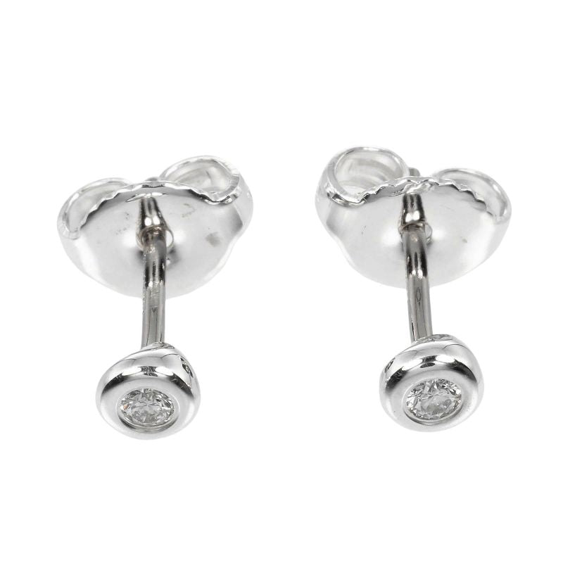 Tiffany & Co By-the-yard Silver 925 X Diamond Ladies 0.9g Earrings