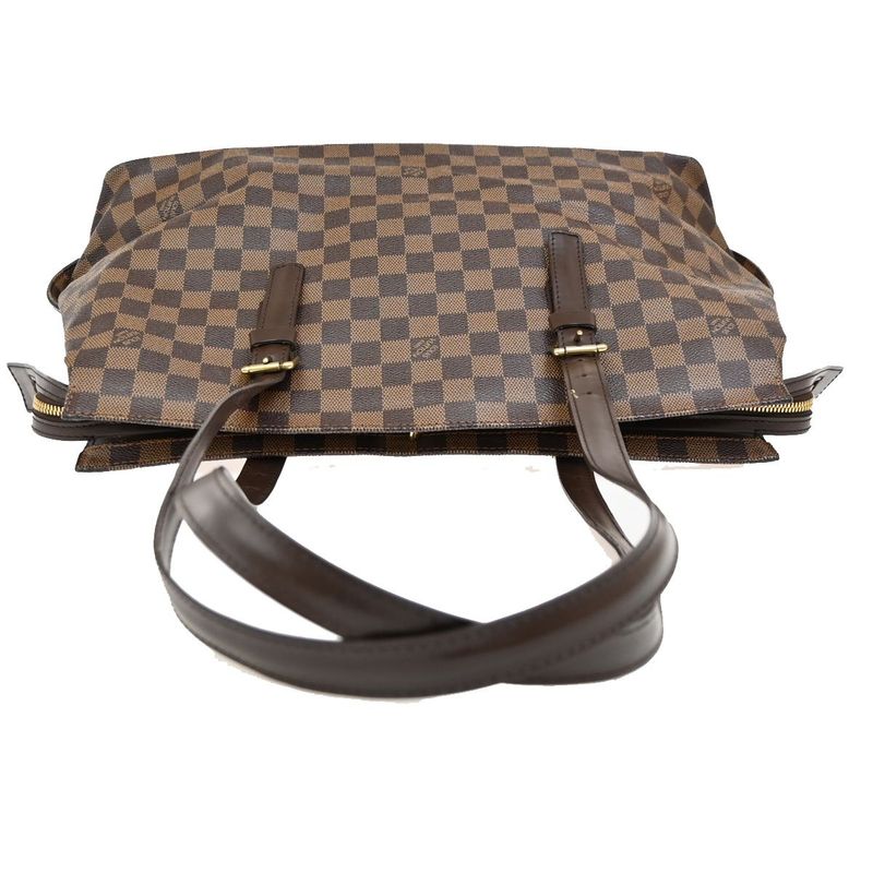Louis Vuitton Chelsea Shoulder Tote Bag Damier Ebène N51119 74ka718