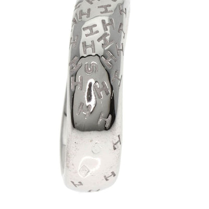 Hermes Toubou Wave #50 Ring 18K White Gold Ladies