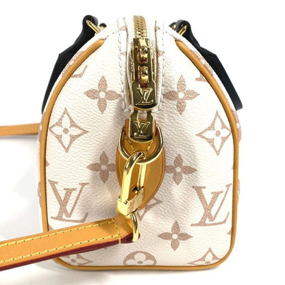 Louis Vuitton Speedy Bandouliere 20 M46906 Monogram Canvas White