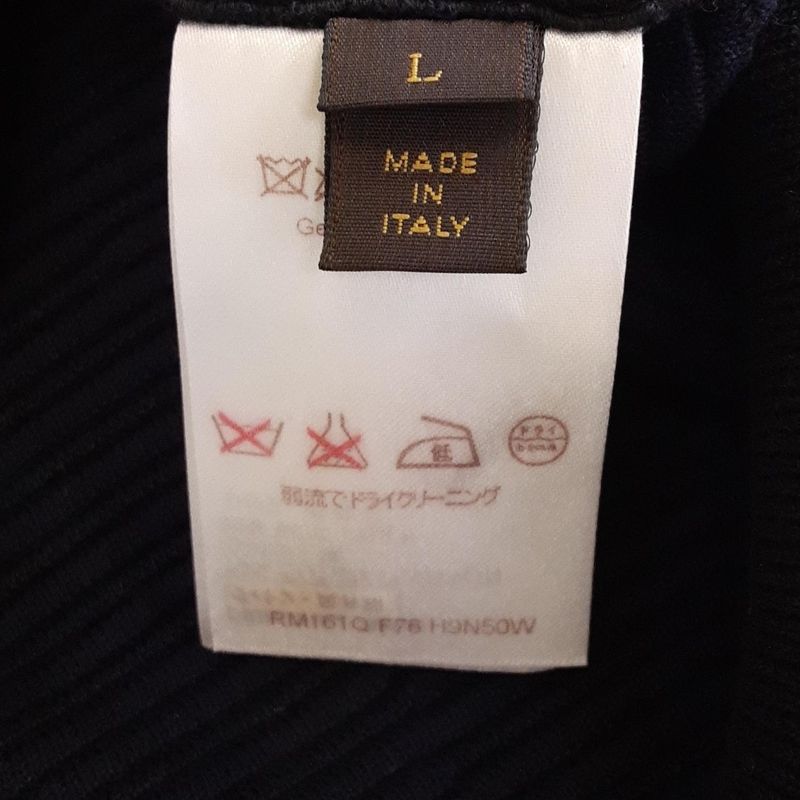 Louis Vuitton Long Sleeve Sweater Size F Men's - Dark Navy Crew Neck / Summer