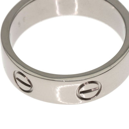 Cartier Love Ring #56 Ring - 18K White Gold Ladies