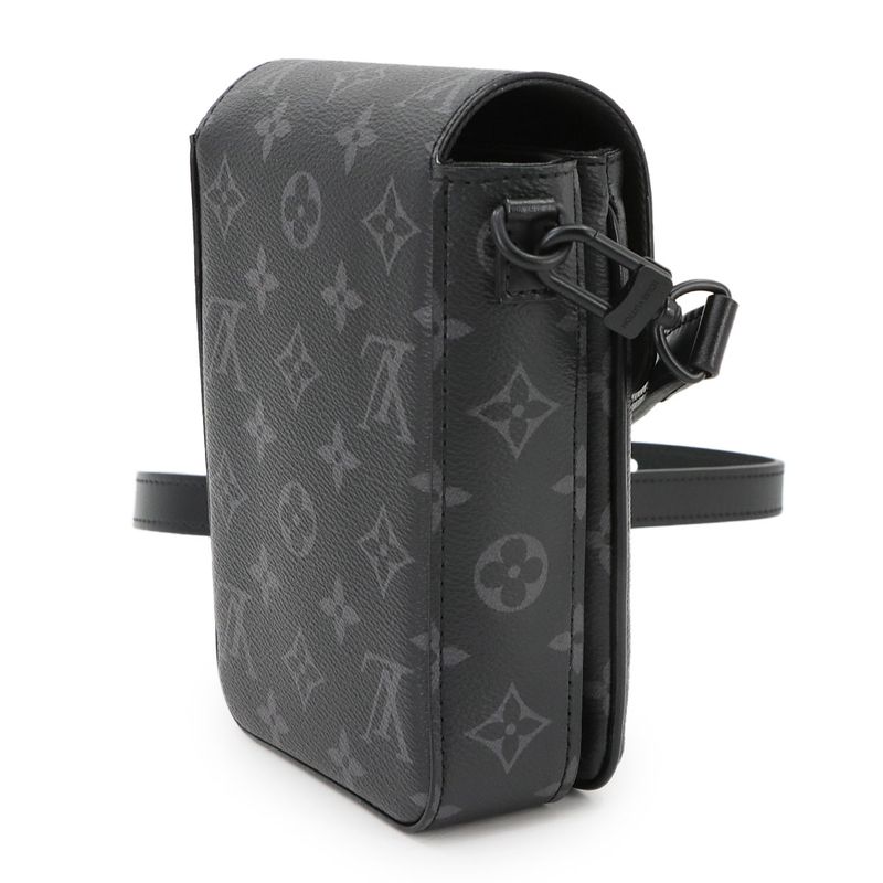 Louis Vuitton Monogram Eclipse S-lock Vertical Wearable Wallet Shoulder 90297978