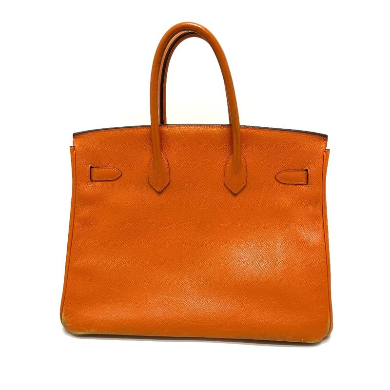 Hermes Handbag Birkin 35 Vaux Epson Orange