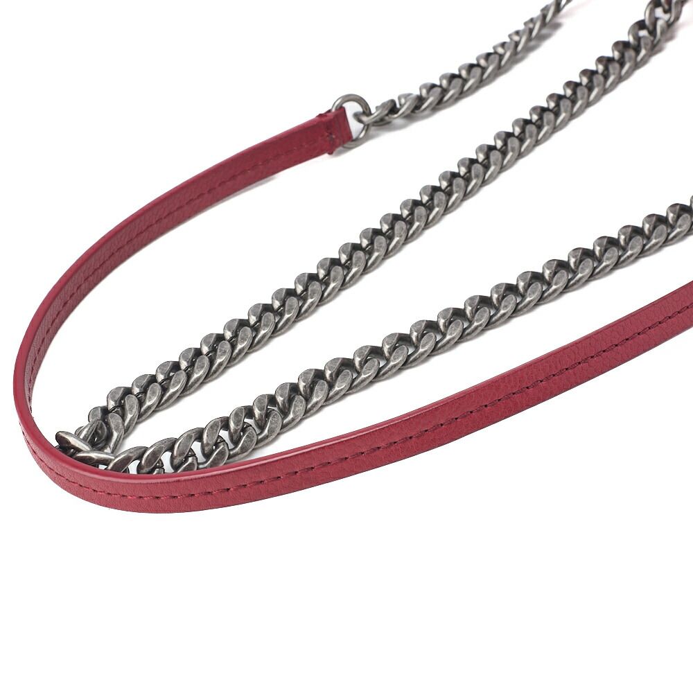 Chanel Shoulder Bag Tote Bag Matelasse Full Flap Chain Shoulder Caviar Skin Red