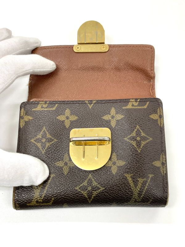 Louis Vuitton Monogram Portefeuille Koala Compact Wallet Trifold Wallet Pass