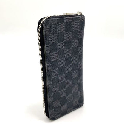 Louis Vuitton Zippy Wallet Vertical Damier Graphite Damier Graphite PVC Black