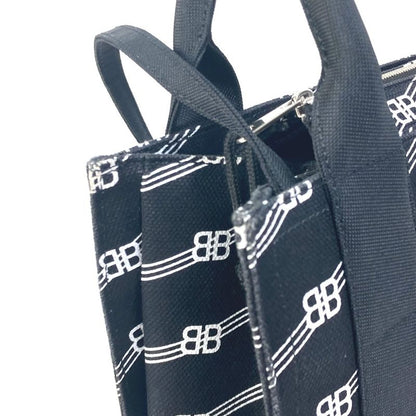 Balenciaga Handbag Trade S 620884 Canvas Black