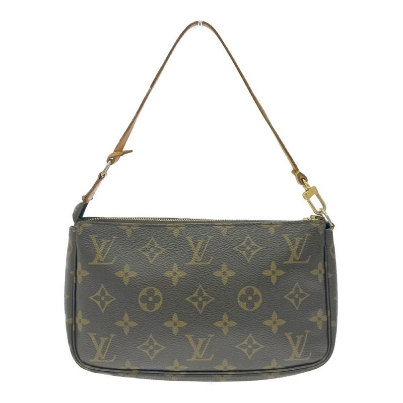 Louis Vuitton M51980 Monogram PVC Pochette and Accessoire Pouch Brown 425042