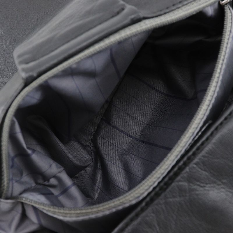 Chanel W Chain Shoulder Studded Coco Mark Lambskin Black Ladies Shoulder Bag