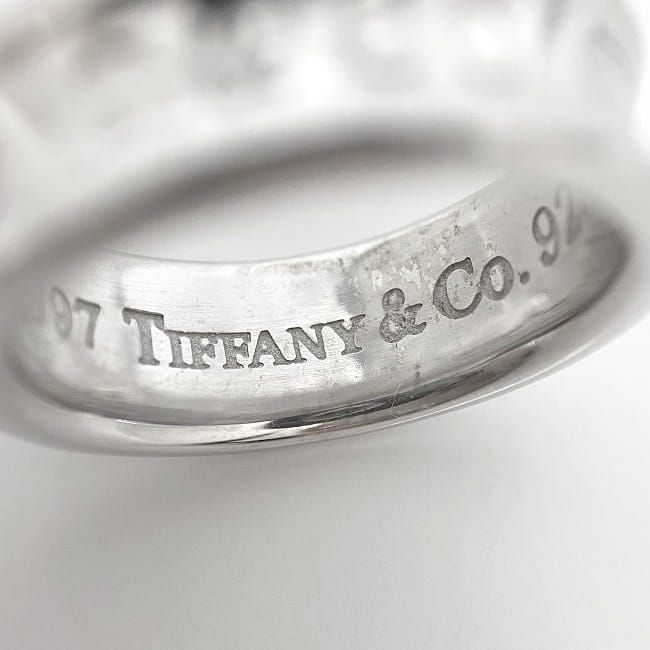 Tiffany & Co Ring Ec21993 Silver 1837 Ring JP9