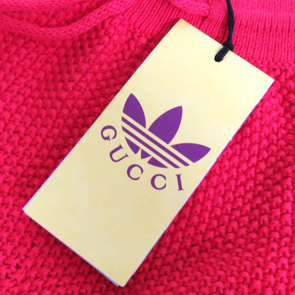 Gucci×adidas Gucci×adidas 693835 Linen Cotton Trefoil Embroidered Knit Shorts