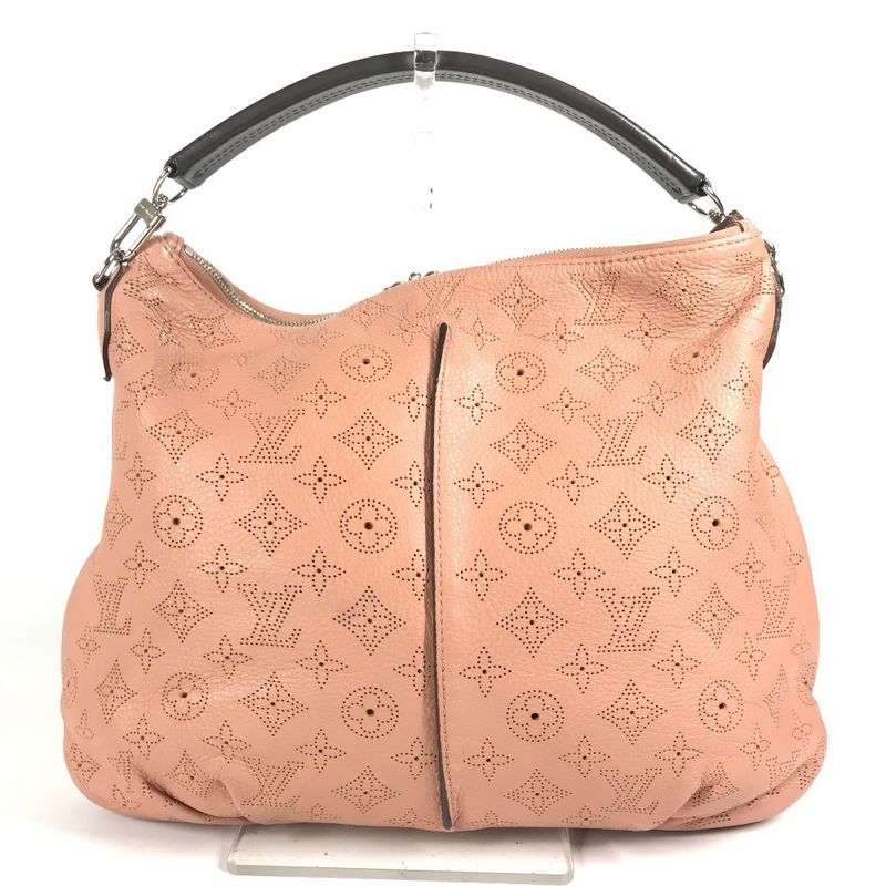 Louis Vuitton Shoulder Bag Serene PM M94276 Monogram Mahina Leather Rose Pink
