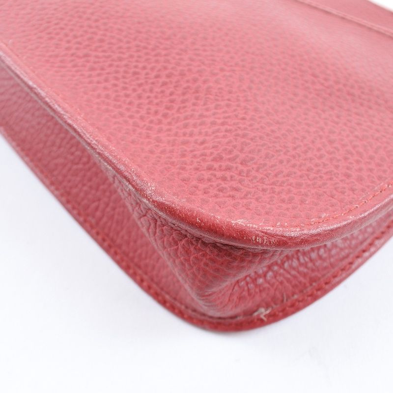 Dior Leather Red Ladies Clutch Bag