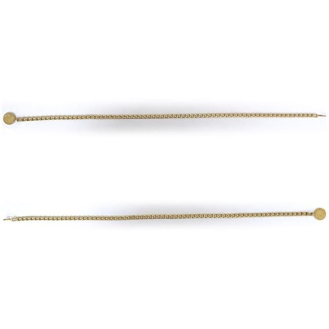 Chanel Chain Belt Gold Coco Mark Excellent Condition Coin GP Used