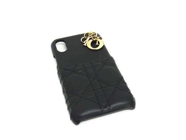 Christian Dior Lady Dior Cannage Leather Iphone X/XS Phone Case