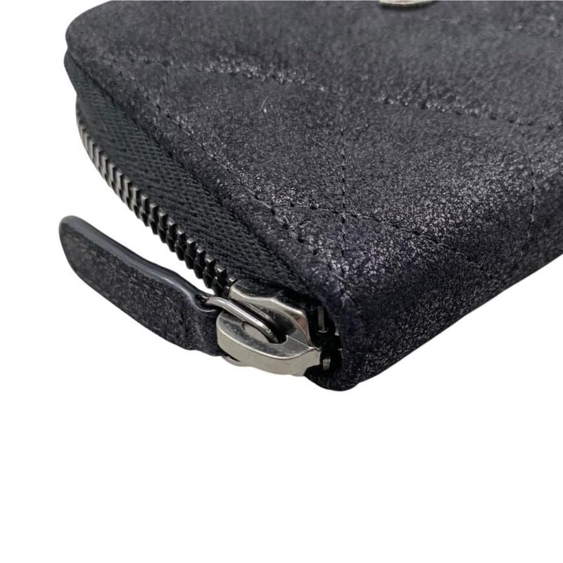 Chanel Card Case Coin Case Chain Me Coin Purse Matelasse Goatskin Coco Mark