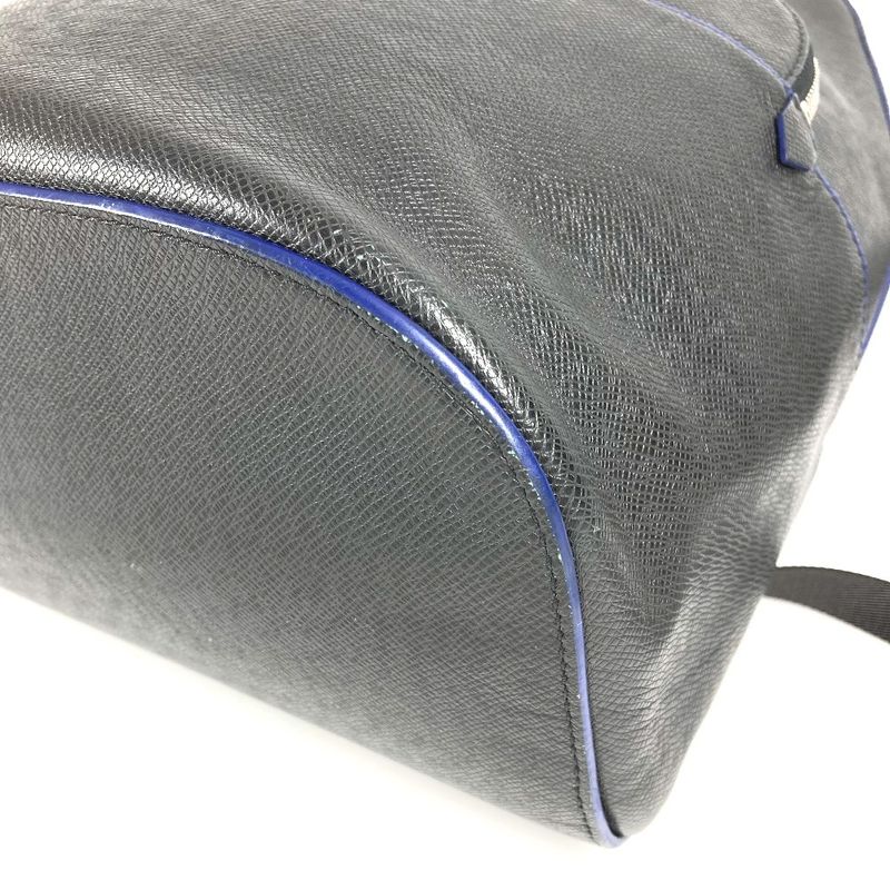 Louis Vuitton Backpack Sac Anton M32734 Taiga Leather Ardoise Black