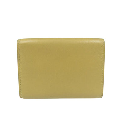Bottega Veneta Triangle Tiny Wallet Calfskin Gold Hardware Silver Hardware