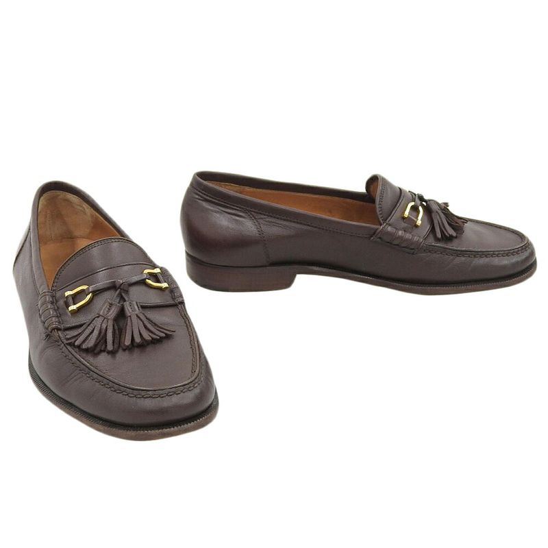 Gucci 90's Tom Ford Period Vintage Hand Sewn Tasseled Horsebit Loafer 41 1 2