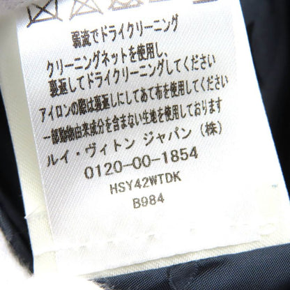 Louis Vuitton 25SS 1aglxq Leather Patch Fleece Blouson Partially Monogram Zip