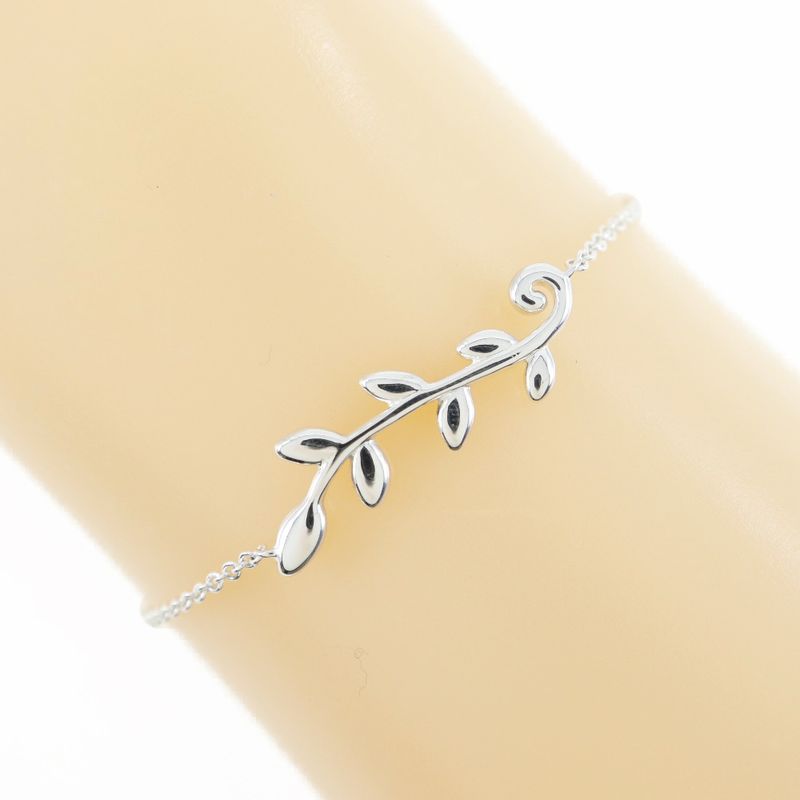 Tiffany & Co Olive Leaf Paloma Picasso 925 Silver Ladies 2.4g Bracelet