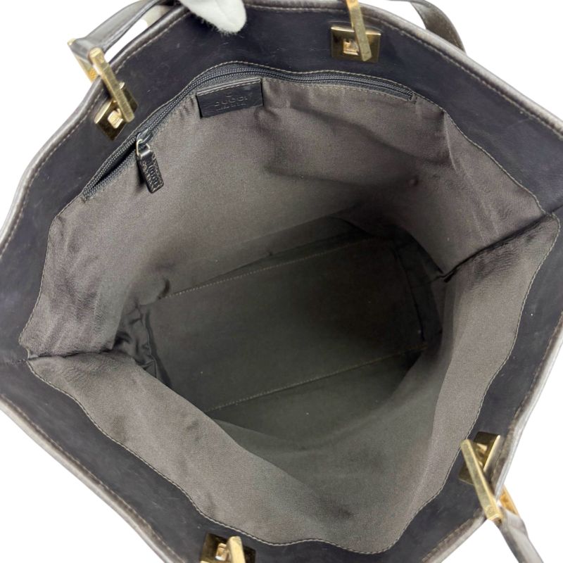 Gucci Mini Tote Bag GG Canvas Leather Brown Beige Shoulder