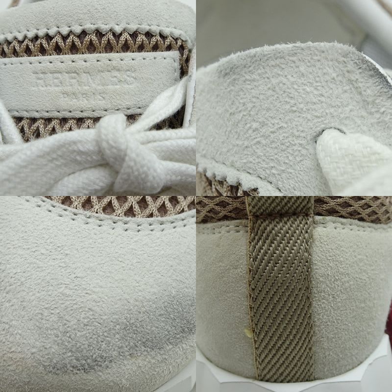 Hermes Beige Size 23.5 Sneakers