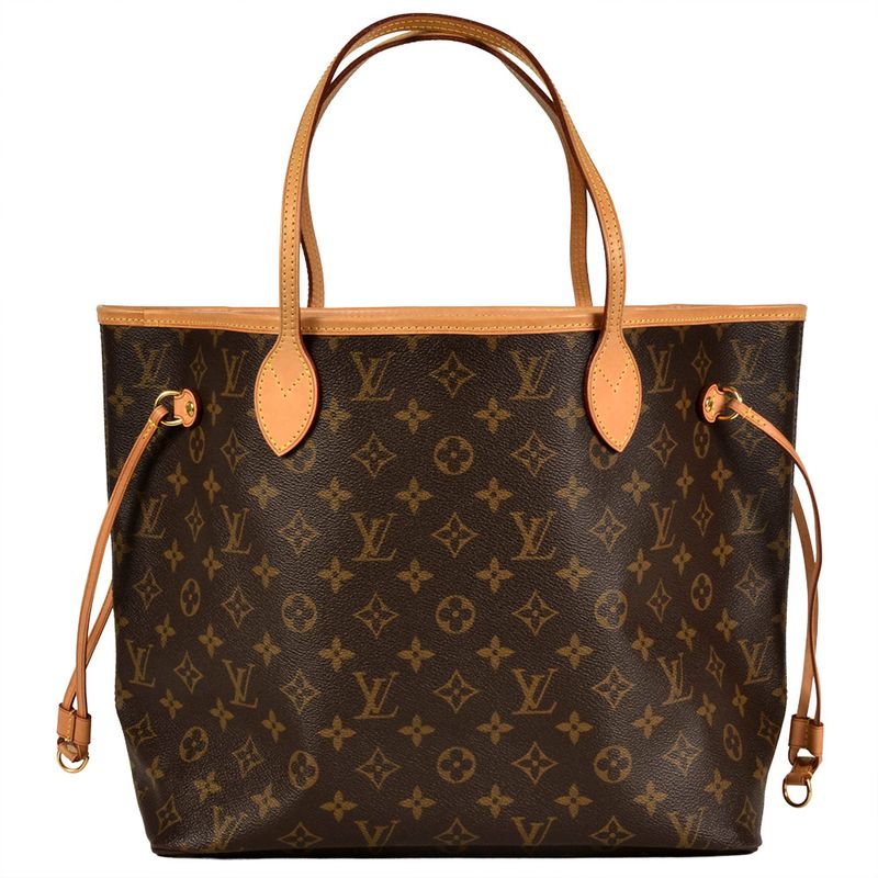 Louis Vuitton Neverfull MM Tote Bag Monogram Canvas M40156 Beige Ca4171