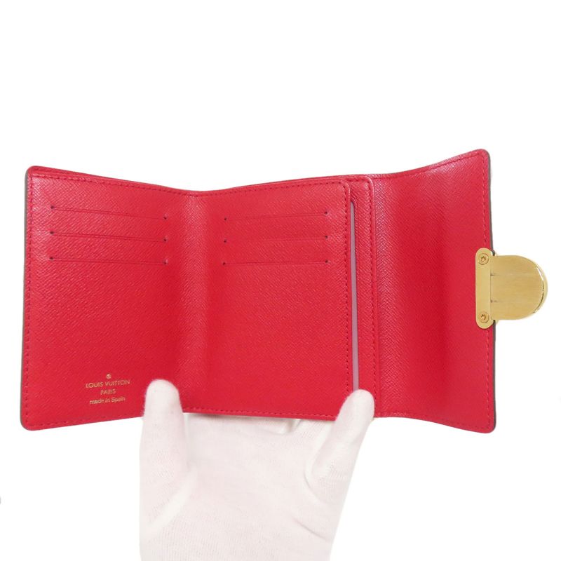 Louis Vuitton N60005 Portefeuille Koala Folding Wallet With Coin Purse In