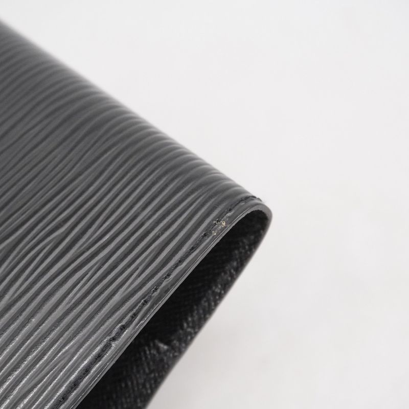 Louis Vuitton Notebook Cabas - Epi Agenda PM R20052 Noir Black Men Women Unisex