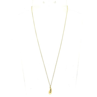 Tiffany & Co Necklace Teardrop 18K Yellow Gold