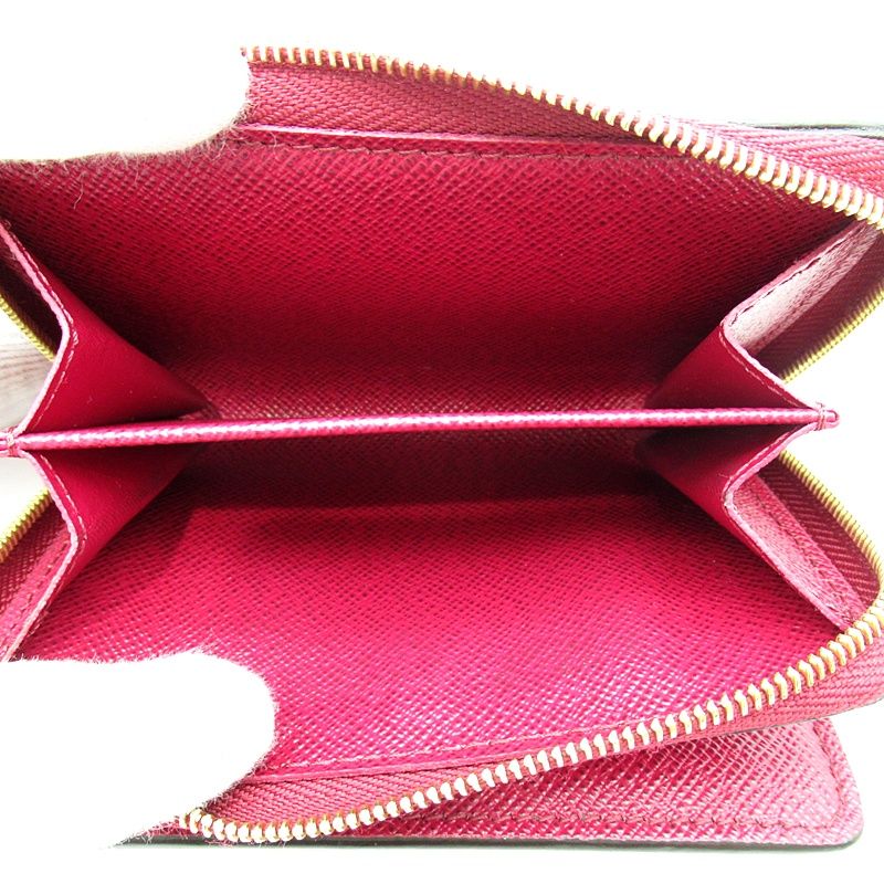 Louis Vuitton Portefeuille Roux M82377 Monogram Women's Fuchsia