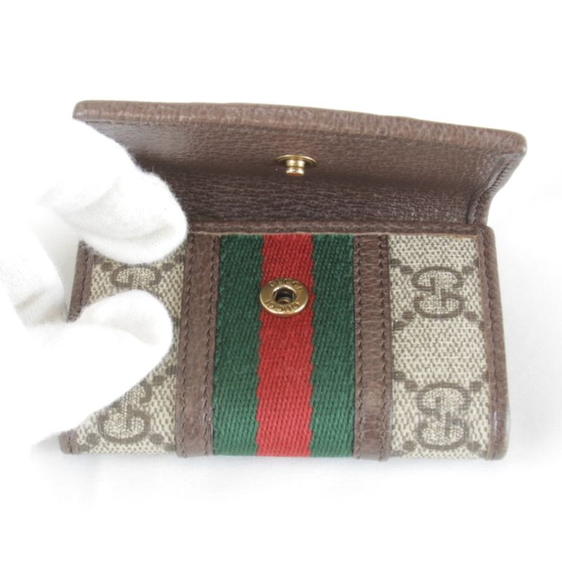 Gucci Sherry Line 6-ribbon Key Case 6037321147 Key Case GG Supreme Canvas