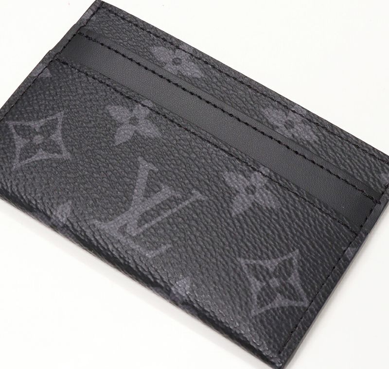 Louis Vuitton Card Case Pass Case Monogram Eclipse Porte Cult Double M62170