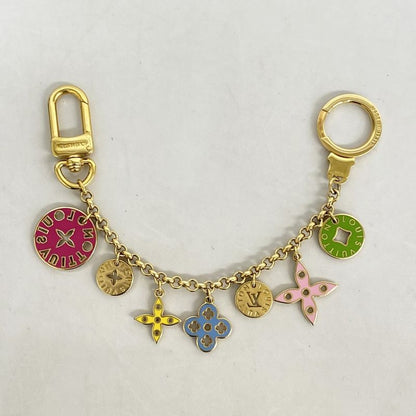 Louis Vuitton Key Holder Porte Cles Chenne Looping M66005 Multicolor Gold Ladies