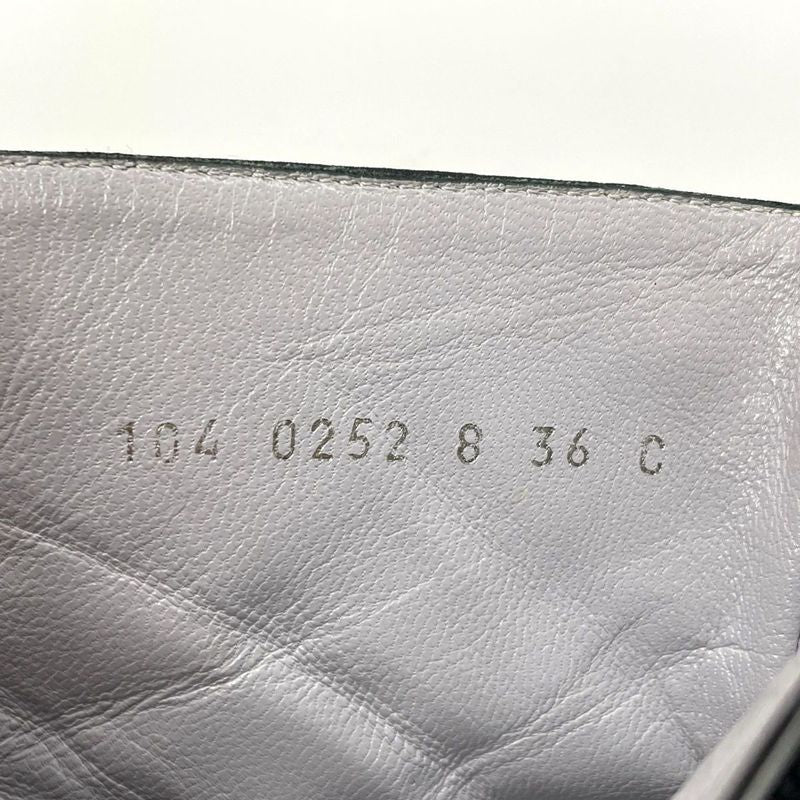 Gucci Satin And Leather Short Boots Women's 36 C 104 0252 Black Made In Italy