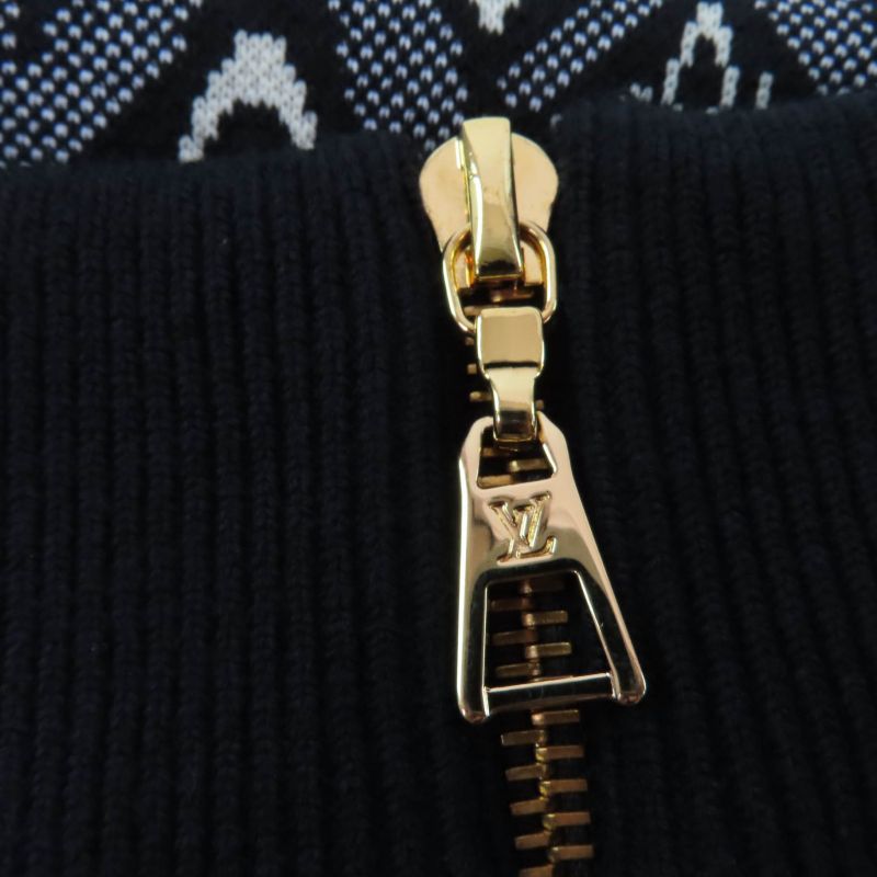 Louis Vuitton 21SS Wool Since1854 Monogram Knit Tight Skirt Black M Made In