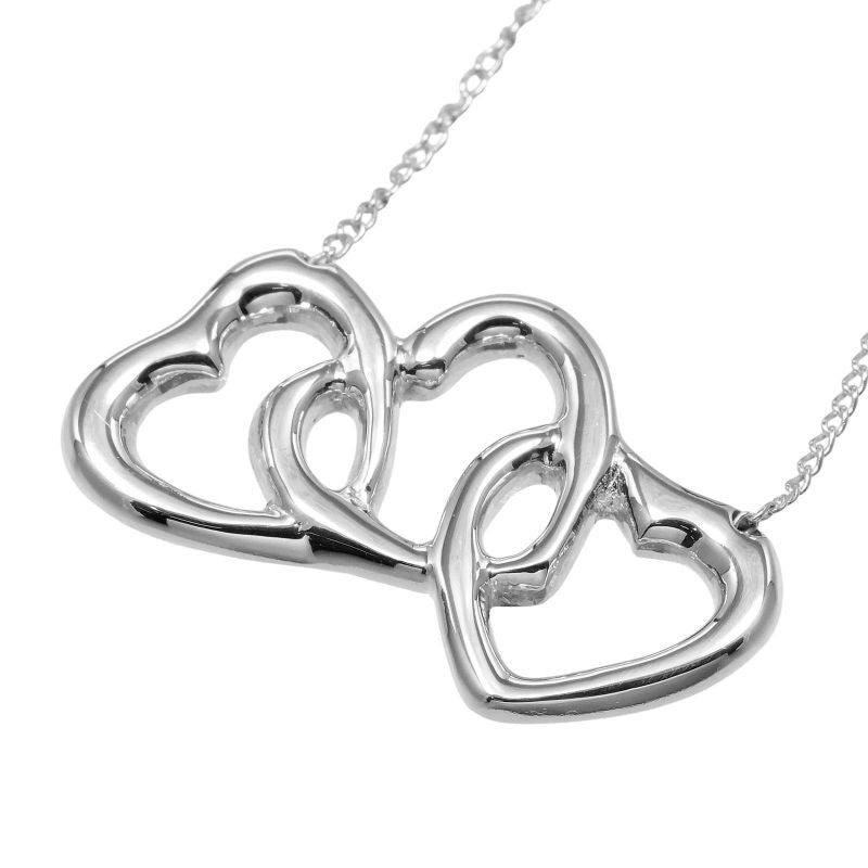 Tiffany & Co Triple Heart 925 Silver Ladies 3.55g Necklace
