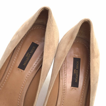 Vuitton/Louis Vuitton Pumps Shoes Ladies Women Suede Leather Genuine Leather