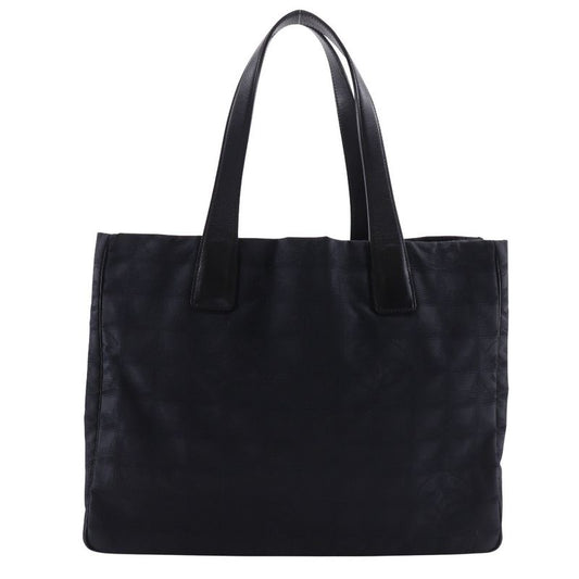 Chanel Tote MM New Travel Line A15991 Nylon Canvas Black Ladies Tote Bag